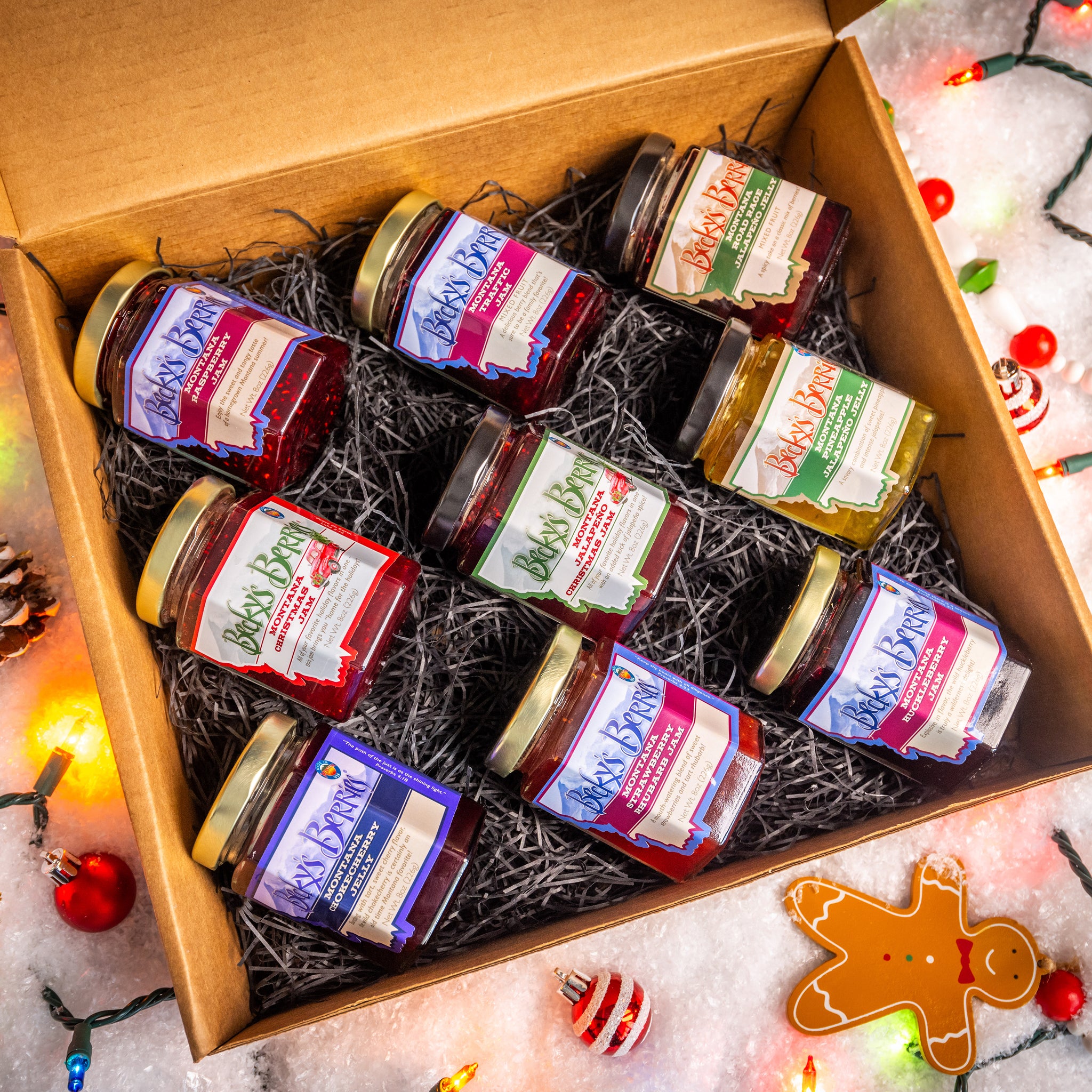 Holiday Spread the Joy Gift Box – Becky's Berries Jams & Jellies